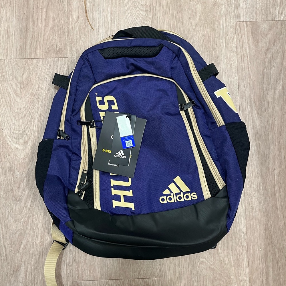 Collegiate 5-Star UW Official Adidas Backpack
